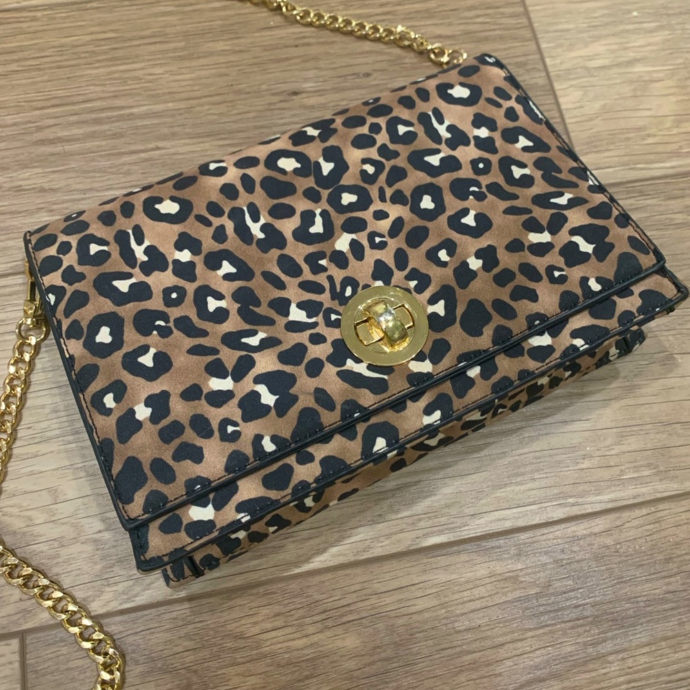 Leopard print purse